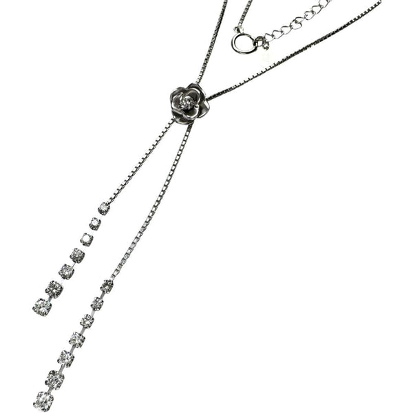 バラモチーフ ループタイ型 ダイヤモンド 0.62ct ネックレス K18WGホワイトゴールド 18金 5.5g 46cm レディース
【中古】【真子質店】【NN】




【MixMa】