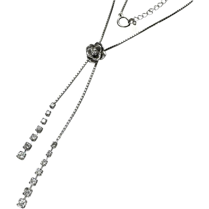 バラモチーフ ループタイ型 ダイヤモンド 0.62ct ネックレス K18WGホワイトゴールド 18金 5.5g 46cm レディース
【中古】【真子質店】【NN】




【MixMa】