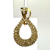 ダイヤモンド 1.41×2ct ピアス K18ゴールド 18金 7.2g レディース 【中古】【真子質店】【NN】 【IxDMo】