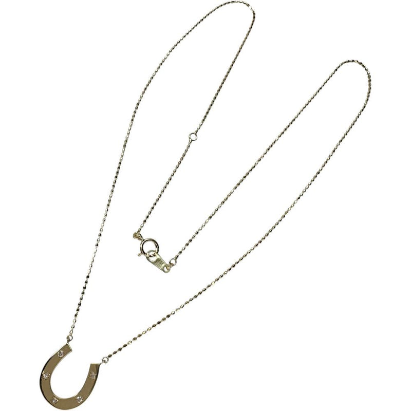 馬蹄デザイン ダイヤモンド ネックレス K18ゴールド 18金 2.2g 41cm レディース
【中古】【真子質店】【NN】




【TIx】