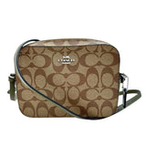 【COACH/コーチ】 91677 シグネチャー ショルダーバッグ レザー ベージュ/カーキ レディース【中古】【真子質店】【BL】 【Mox】
