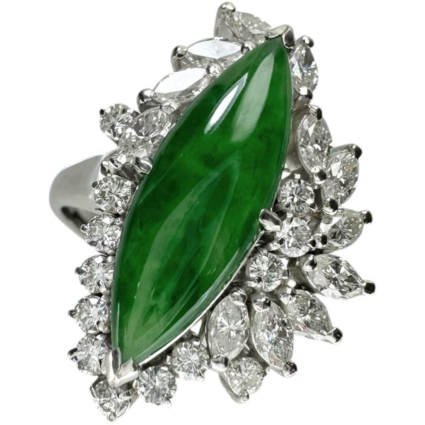 14.5号 マルコポーロジュエリー ヒスイ 2.40ct ダイヤモンド 計1.10ct リング・指輪 Pt900プラチナ 10.3g レディース
【中古】【真子質店】【NN】




【SMaMo】