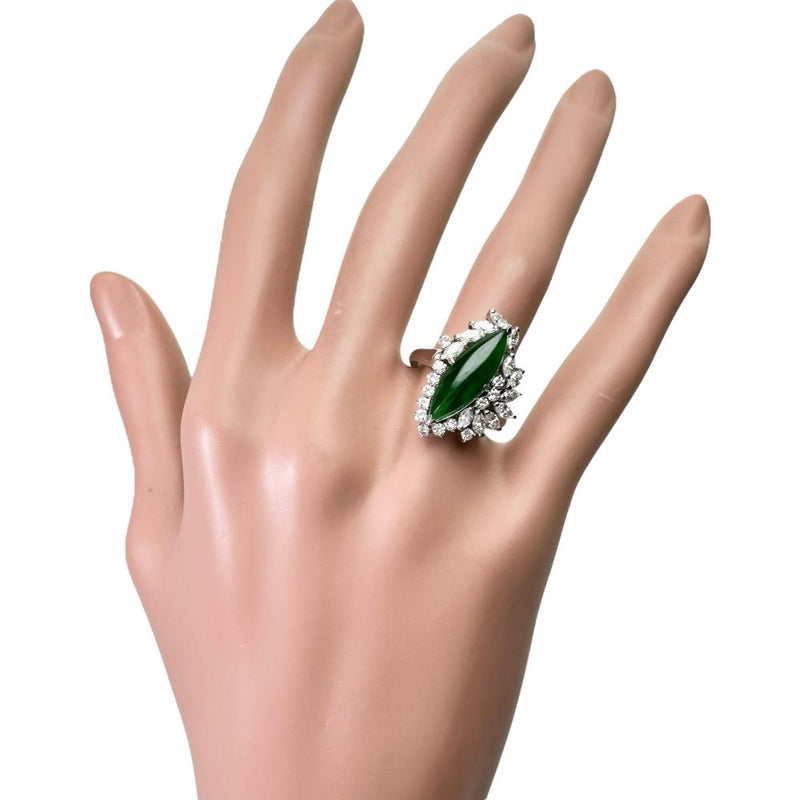 14.5号 マルコポーロジュエリー ヒスイ 2.40ct ダイヤモンド 計1.10ct リング・指輪 Pt900プラチナ 10.3g レディース
【中古】【真子質店】【NN】




【SMaMo】