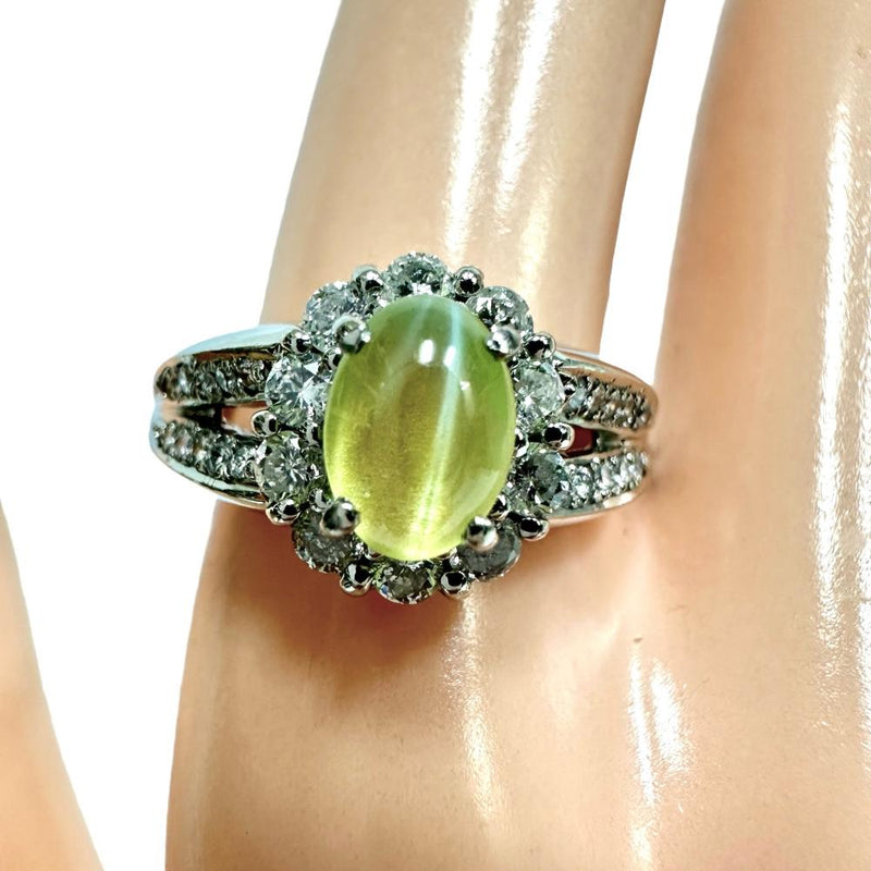 12.5号 クリソベリルキャッツアイ 1.19ct ダイヤモンド 計0.53ct リング・指輪 Pt900プラチナ 6.1g レディース
【中古】【真子質店】【NN】




【MoIK】
