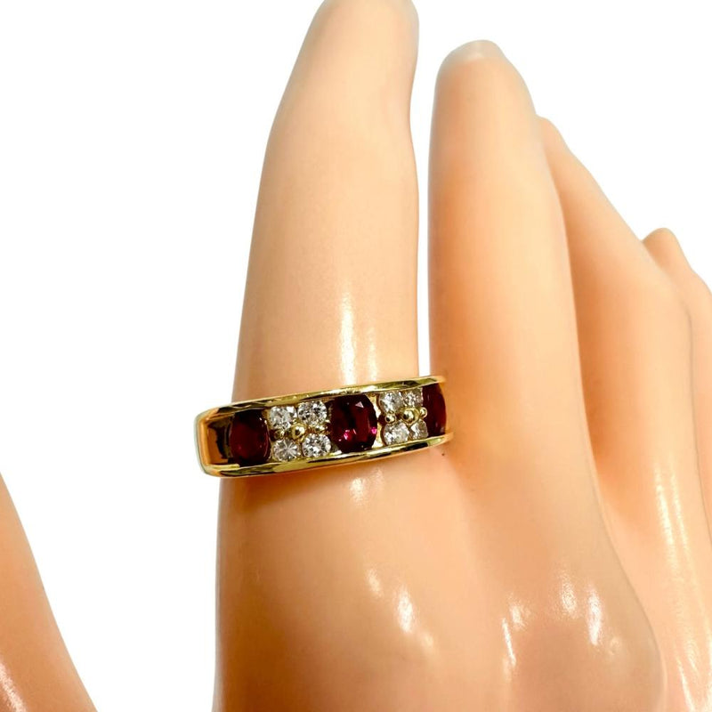 12号 ルビー 計0.49ct ダイヤモンド 計0.20ct リング・指輪 K18ゴールド 18金 2.6g レディース
【中古】【真子質店】【NN】




【DSMo】