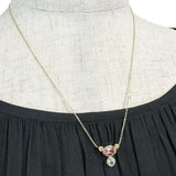 ピンクインペリアルトパーズ 1.40ct グリーングロッシュラーガーネット 0.60ct ダイヤモンド 計0.172ct ネックレス K18ゴールド 18金 3.5g 45cm レディース
【中古】【真子質店】【NN】




【MoTMi】