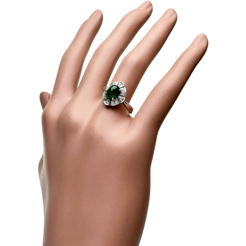14号 エメラルド(カボション) 1.40ct ダイヤモンド 0.15ct リング・指輪 Pt900プラチナ 6.5g レディース
【中古】【真子質店】【NN】




【MoMox】