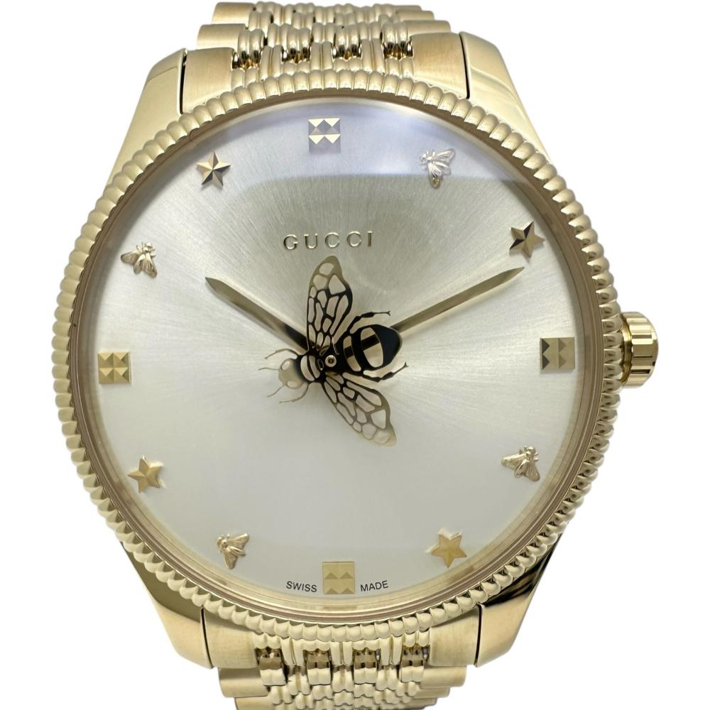 GUCCI/グッチ】 G-タイムレス 126.4 bee/ハチ 腕時計 GP クオーツ