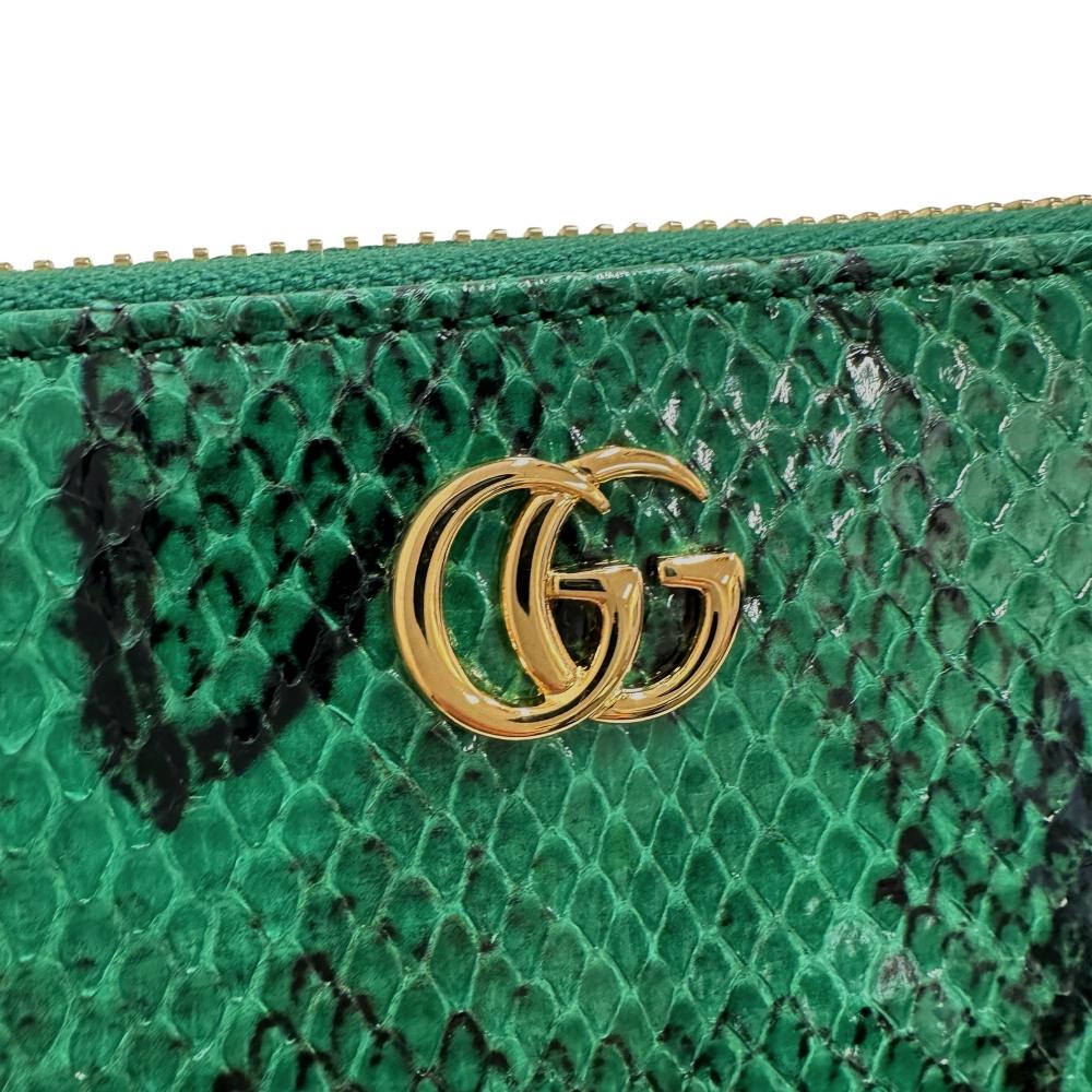 GUCCI/グッチ】 GGマーモント 456117 ラウンドファスナー 長財布