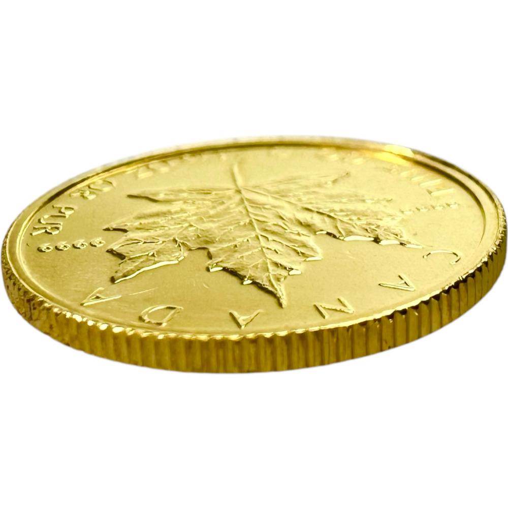 メイプルリーフ金貨1/10oz 3.1g コイン 1986年 K24ゴールド/純金 ユニ