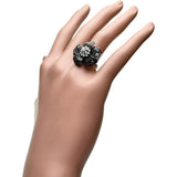 12.5号 フラワーモチーフ ダイヤモンド(ブラック込) 2.00ct リング・指輪 K18WGホワイトゴールド 18金 6.0g レディース
【中古】【真子質店】【NN】




【YMiT】
