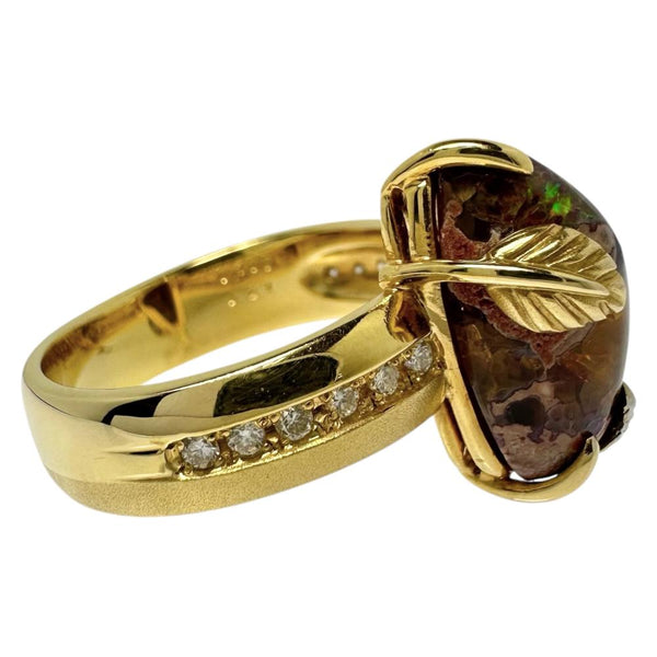 15号【MARI YAMAMOTO/山本真理】 カンテラオパール 4.21ct ダイヤモンド 計0.165ct リング・指輪 K18ゴールド 18金/Pt900プラチナ 8.5g レディース
【中古】【真子質店】【NN】




【SSx】