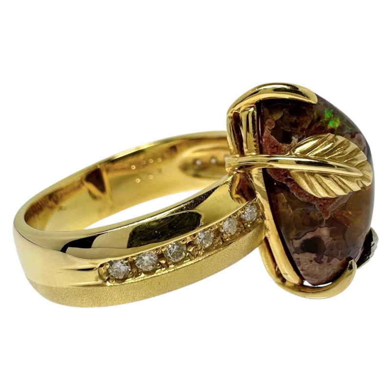 15号【MARI YAMAMOTO/山本真理】 カンテラオパール 4.21ct ダイヤモンド 計0.165ct リング・指輪 K18ゴールド 18金/Pt900プラチナ 8.5g レディース
【中古】【真子質店】【NN】




【SSx】