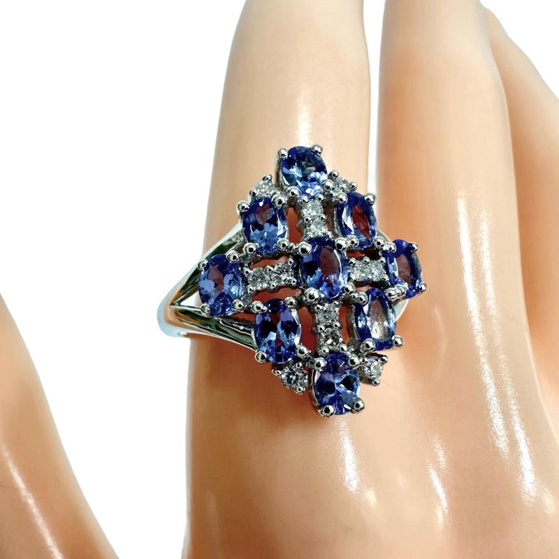 17号 タンザナイト 計1.60ct ダイヤモンド 計0.15ct リング・指輪 K18WGホワイトゴールド 18金 6.2g レディース
【中古】【真子質店】【NN】




【KIMo】