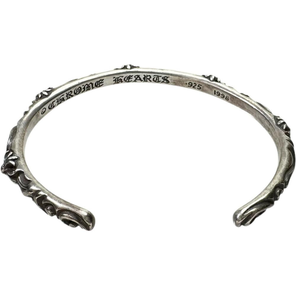 CHROME HEARTS/クロムハーツ】 SBTバンド バングル シルバー925 18.9g