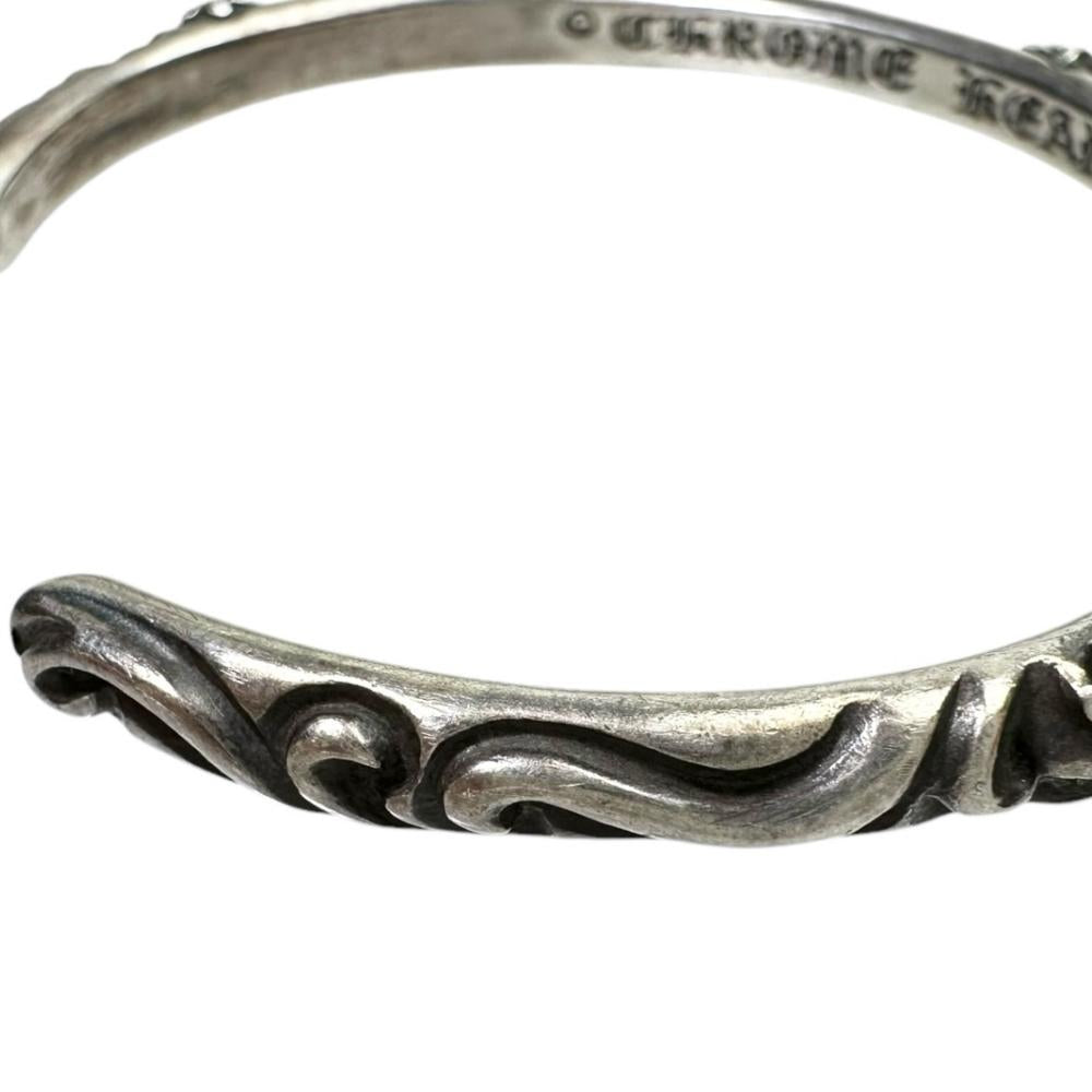 【美品】クロムハーツ　SBT バングル CHROME HEARTS/クロムハーツ】 SBTバンド バングル シルバー925 18.9g