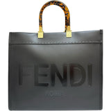 【FENDI/フェンディ】 サンシャイン ミディアム 8BH386  2WAY ショルダー＆ハンドバッグ トートバッグ レザー ブラック/ゴールド金具 レディース【中古】【真子質店】【BL】




【ISMix】