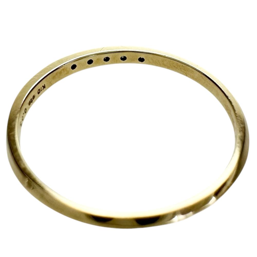 13号【ete/エテ】 ダイヤモンド 0.03ct リング・指輪 K10ゴールド 10金 