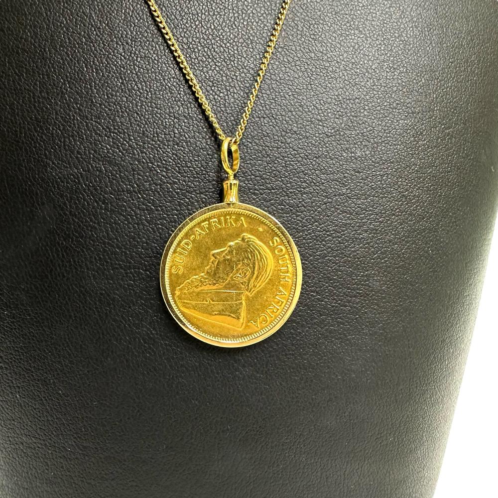 クルーガ四分の一クルーガー クルーガーランド金貨1/4oz 1985年 金貨/コイン ペンダントトップ K22