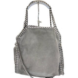 【Stella McCartney/ステラマッカートニー】 ファラベラ 495150 ミニトート グレー ABランク ショルダーバッグ 合成皮革/シャギーディアファブリック グレー/シルバー金具 レディース【中古】【真子質店】【BL】 【TxS】
