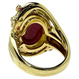 12号【DESIGNER JEWELRY/作家ジュエリー】 藤平卓 カボションルビー 20.54ct ダイヤモンド 計0.21ct マルチ石 リング・指輪 Pt900プラチナ/K18ゴールド 18金 18.8g レディース
【中古】【真子質店】【NN】




【IYTMi】