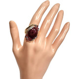 12号【DESIGNER JEWELRY/作家ジュエリー】 藤平卓 カボションルビー 20.54ct ダイヤモンド 計0.21ct マルチ石 リング・指輪 Pt900プラチナ/K18ゴールド 18金 18.8g レディース
【中古】【真子質店】【NN】




【IYTMi】