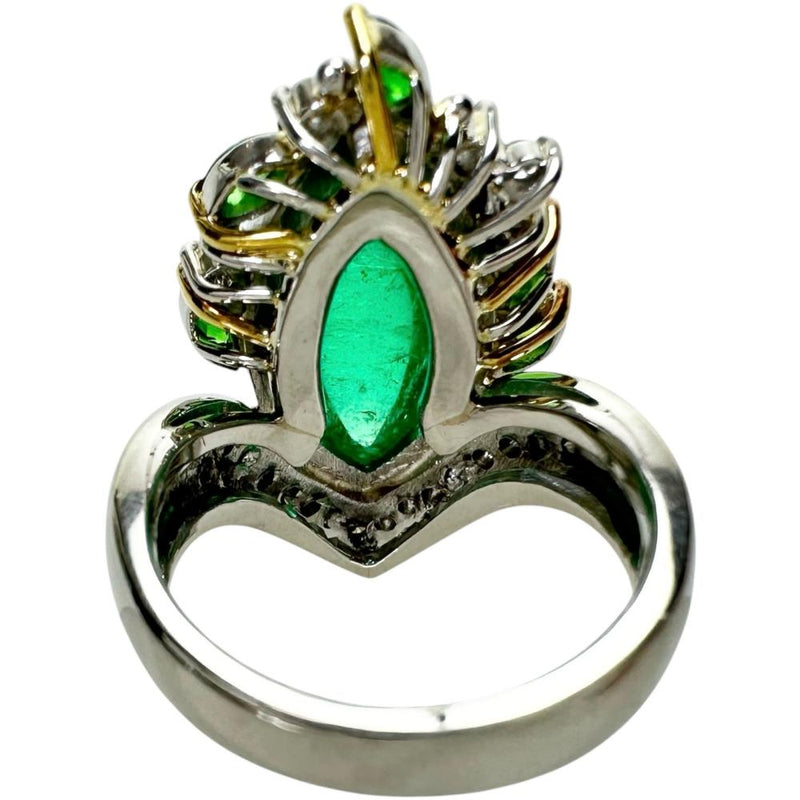12号【MARI YAMAMOTO/山本真理】 カボションエメラルド 8.21ct ダイヤモンド グリーングロシュラーガーネット リング・指輪 Pt900プラチナ/K18ゴールド 18金 17.4g レディース
【中古】【真子質店】【NN】




【TMoYMa】