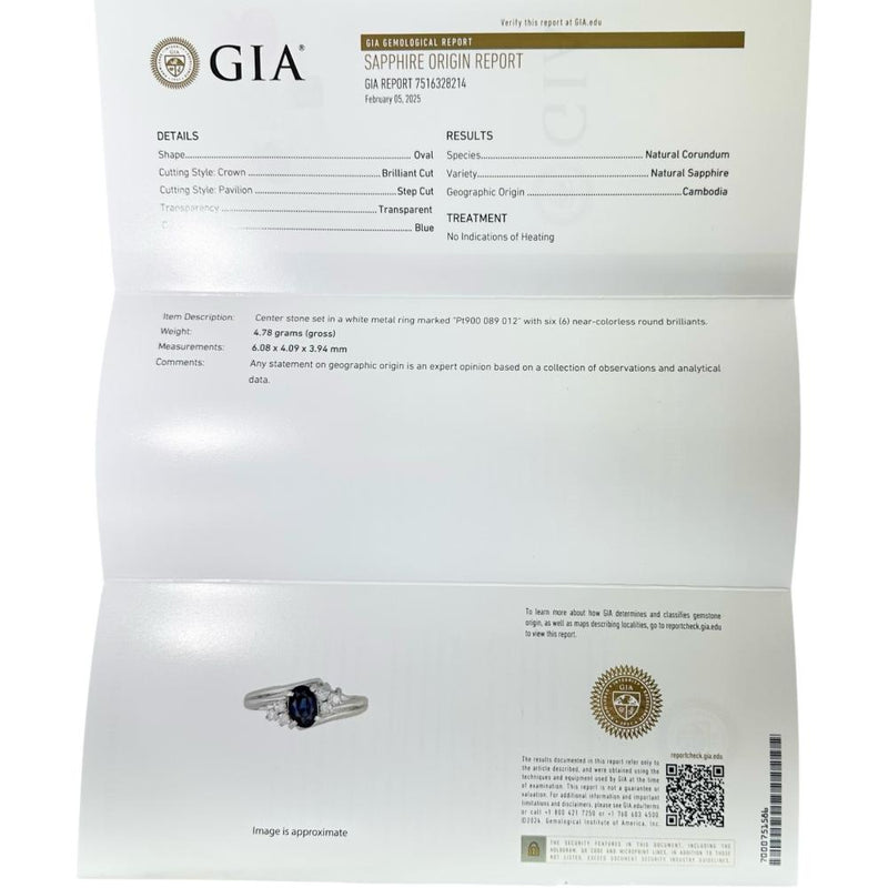 11号 カンボジア産非加熱サファイア 0.89ct ダイヤモンド 0.12ct リング・指輪 Pt900プラチナ 4.8g レディース
【中古】【真子質店】【NN】




【MaDI】