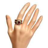12号 ルビー 計2.13ct ダイヤモンド 計0.45ct リング・指輪 K18ゴールド 18金 7.6g レディース
【中古】【真子質店】【NN】




【IxMoY】