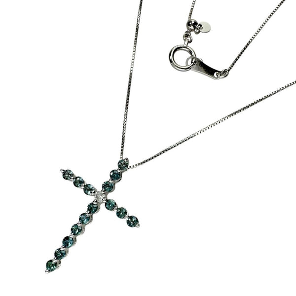 クロス アレキサンドライト 0.61ct ダイヤモンド 0.04ct ネックレス K18WGホワイトゴールド 18金 2.7g 45cm レディース
【中古】【真子質店】【NN】




【KxD】