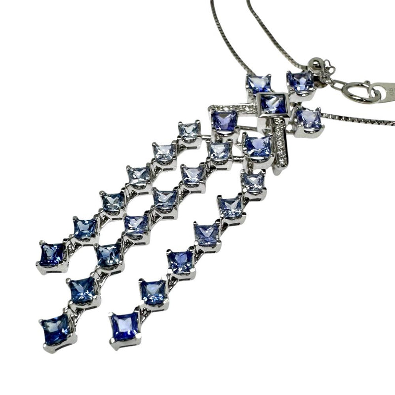 サファイア 計3.44ct ダイヤモンド 計0.05ct ネックレス K18WGホワイトゴールド 18金 8.7g 45cm レディース
【中古】【真子質店】【NN】




【ITYK】