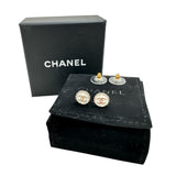 【CHANEL/シャネル】 ココマーク ピアス GP 1.58g B18C ホワイト レディース 【中古】【真子質店】【BL】 【MaKx】