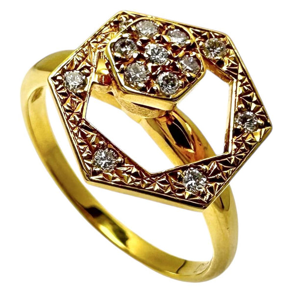 11号 スイング ダイヤモンド 計0.13ct リング・指輪 K18ゴールド 18金 3.2g レディース
【中古】【真子質店】【NN】




【MaSY】