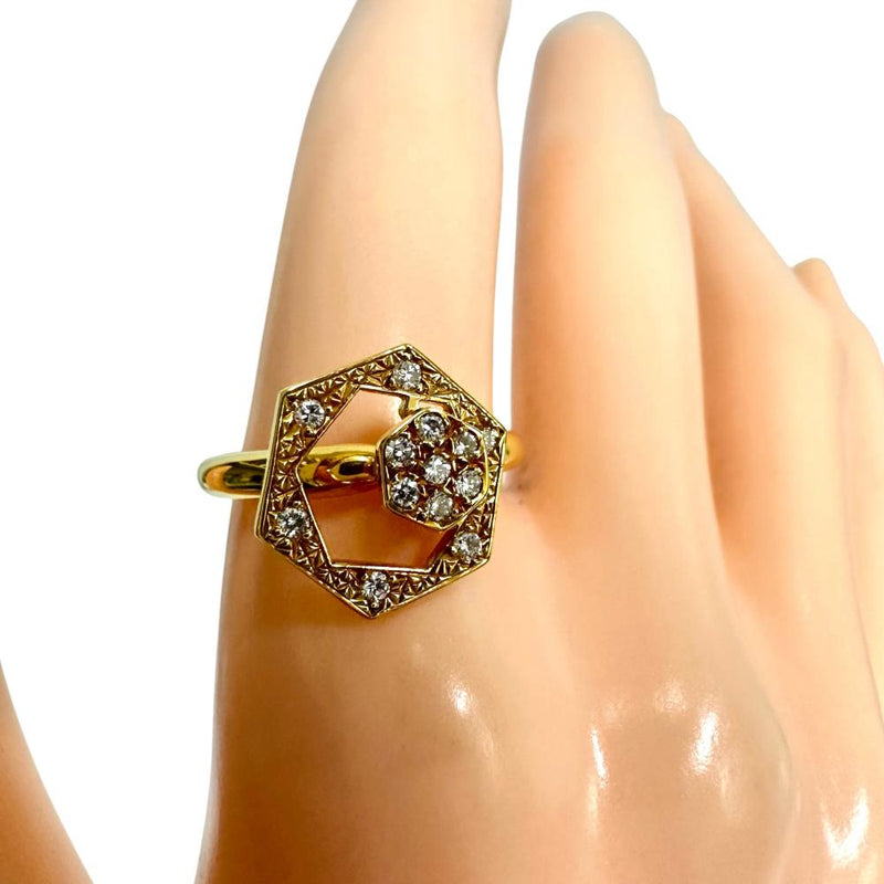 11号 スイング ダイヤモンド 計0.13ct リング・指輪 K18ゴールド 18金 3.2g レディース
【中古】【真子質店】【NN】




【MaSY】