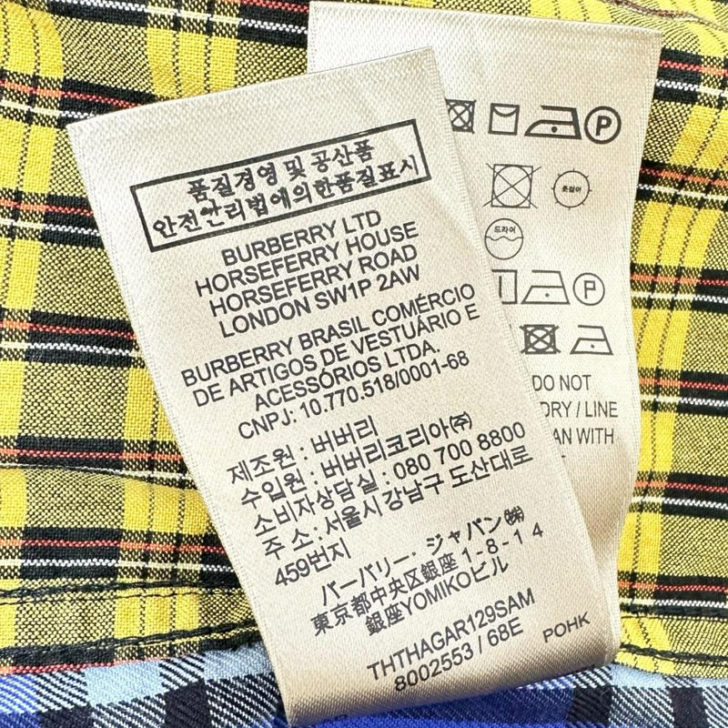【BURBERRY/バーバリー】 長袖シャツ コットン100％ チェック柄マルチカラー/ブルー/イエロー/ベージュ メンズ【中古】【真子質店】【GD】




【IMox】