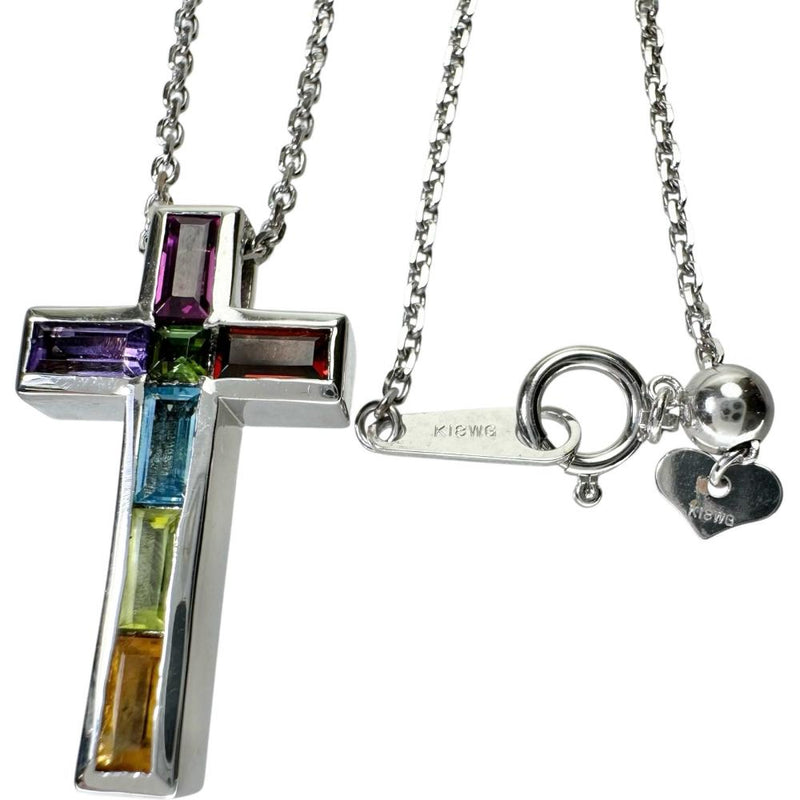クロスモチーフ リバーシブル ダイヤモンド 0.43ct マルチカラー石 ネックレス K18WGホワイトゴールド 18金 8.8g 50cm レディース
【中古】【真子質店】【NN】




【IIxx】