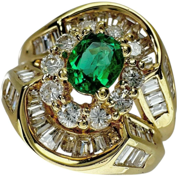 9.5号 エメラルド 0.42ct ダイヤモンド 1.7ct リング・指輪 K18ゴールド 18金 6.4g レディース
【中古】【真子質店】【NN】




【ITYMo】