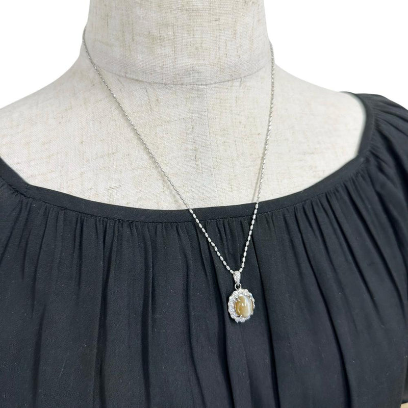 ★★最終特価品 クリソベリルキャッツアイ 7.61ct ダイヤモンド 計1.04ct ネックレス Pt900プラチナ/Pt850プラチナ 10.4g 46cm レディース
【中古】【真子質店】【NN】




【MaISx】