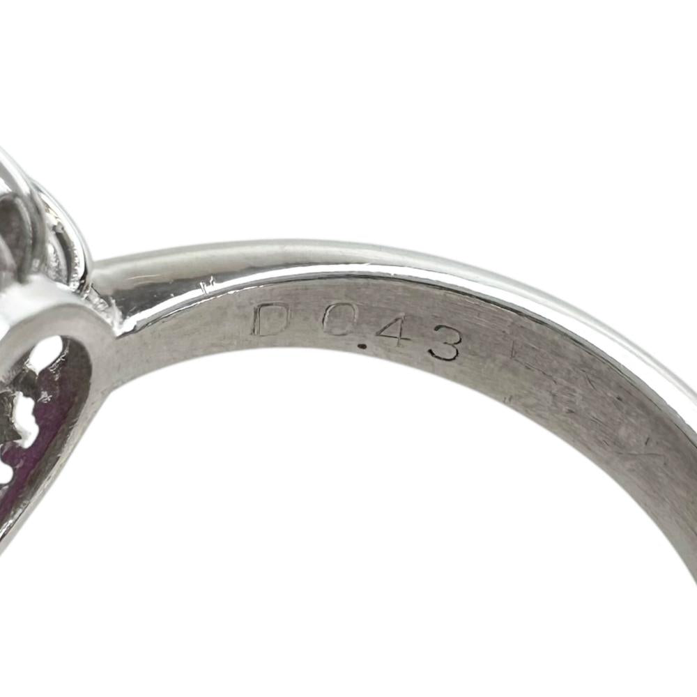 純プラチナ ダイヤモンド リング Pt1000 D0.230ct 約5.g 8号 純プラチナ ダイヤモンド リング Pt1000 D0.230ct 約5.g 8号 リング