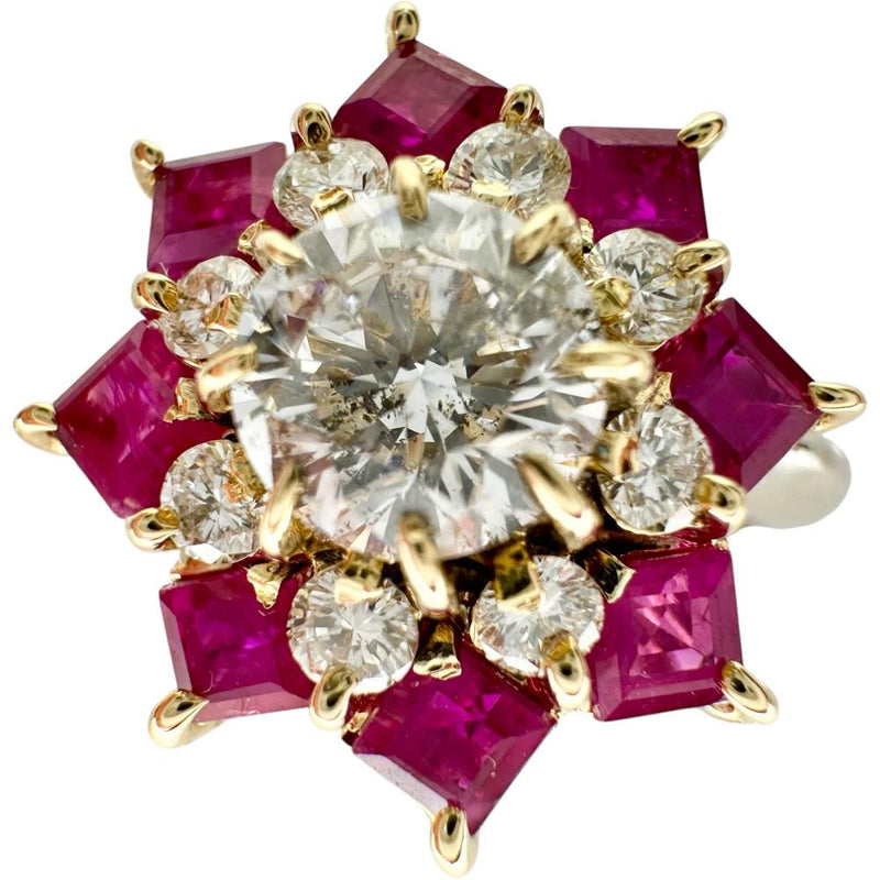 14号 水野薫子 ダイヤモンド(推定H-I1) 0.66ct ダイヤモンド 0.26ct ルビー 1.412ct リング・指輪 Pt900プラチナ/（X線分析済み） 7.6g レディース
【中古】【真子質店】【NN】




【IxxI】