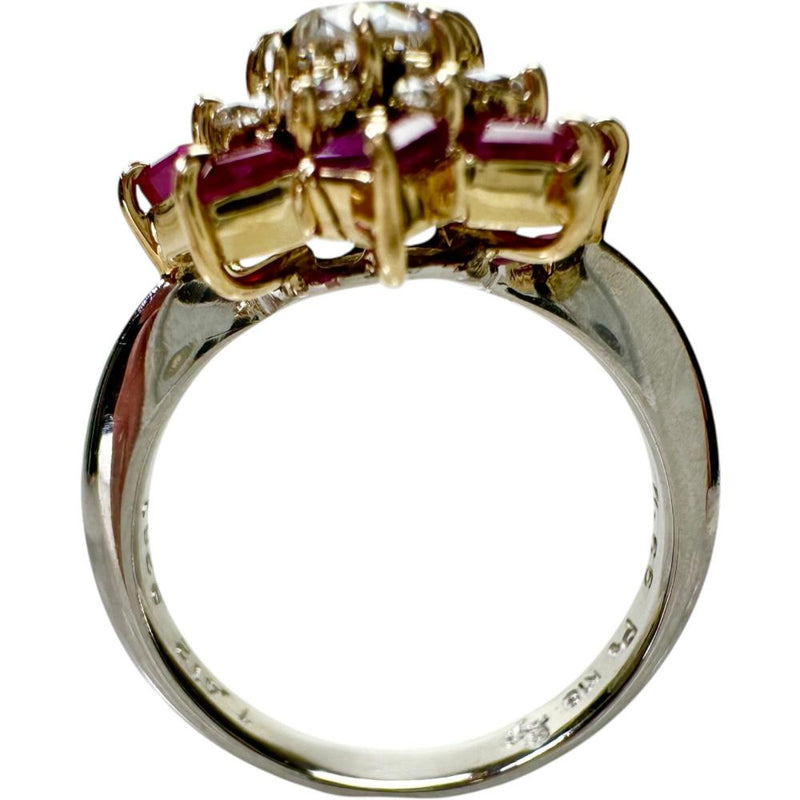 14号 水野薫子 ダイヤモンド(推定H-I1) 0.66ct ダイヤモンド 0.26ct ルビー 1.412ct リング・指輪 Pt900プラチナ/（X線分析済み） 7.6g レディース
【中古】【真子質店】【NN】




【IxxI】