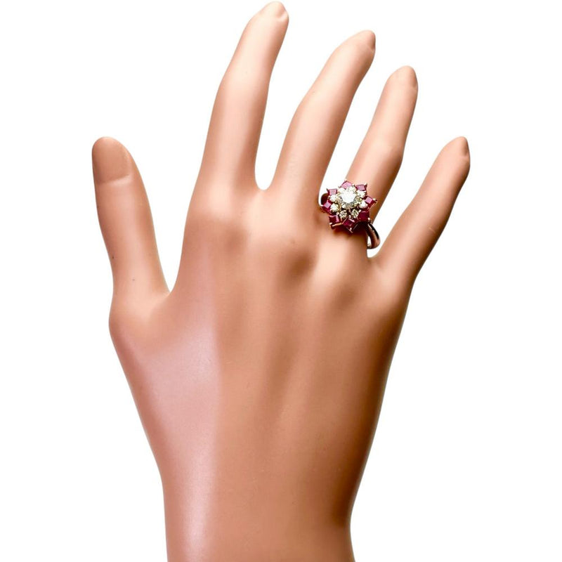 14号 水野薫子 ダイヤモンド(推定H-I1) 0.66ct ダイヤモンド 0.26ct ルビー 1.412ct リング・指輪 Pt900プラチナ/（X線分析済み） 7.6g レディース
【中古】【真子質店】【NN】




【IxxI】