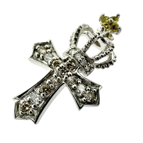 【MASUMIKASAHARA/マスミカサハラ】 笠原真寿美 クロス/王冠 ダイヤモンド 計0.15ct イエローサファイア 0.05ct ペンダントトップ K18WGホワイトゴールド 18金 2.4g レディース
【中古】【真子質店】【NN】




【TMiY】