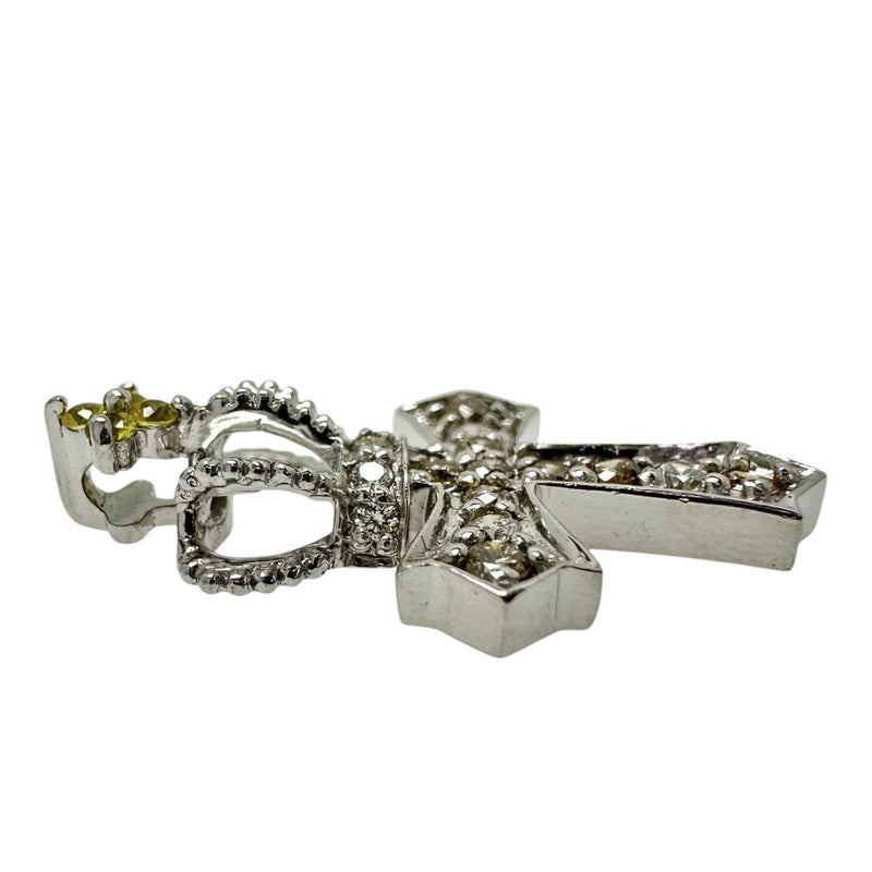 【MASUMIKASAHARA/マスミカサハラ】 笠原真寿美 クロス/王冠 ダイヤモンド 計0.15ct イエローサファイア 0.05ct ペンダントトップ K18WGホワイトゴールド 18金 2.4g レディース
【中古】【真子質店】【NN】




【TMiY】