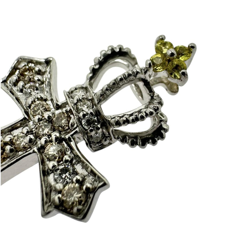 【MASUMIKASAHARA/マスミカサハラ】 笠原真寿美 クロス/王冠 ダイヤモンド 計0.15ct イエローサファイア 0.05ct ペンダントトップ K18WGホワイトゴールド 18金 2.4g レディース
【中古】【真子質店】【NN】




【TMiY】