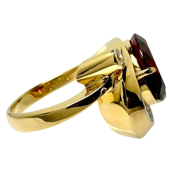 11号 ロードライトガーネット 4.16ct ダイヤモンド 計0.10ct リング・指輪 K18ゴールド 18金/Pt900プラチナ 6.8g レディース
【中古】【真子質店】【NN】




【KxD】