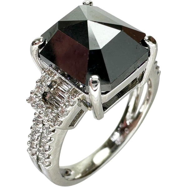 12号 ブラックダイヤモンド 5.28ct ダイヤモンド 0.48ct リング・指輪 Pt900プラチナ 8.4g レディース
【中古】【真子質店】【NN】




【YYx】