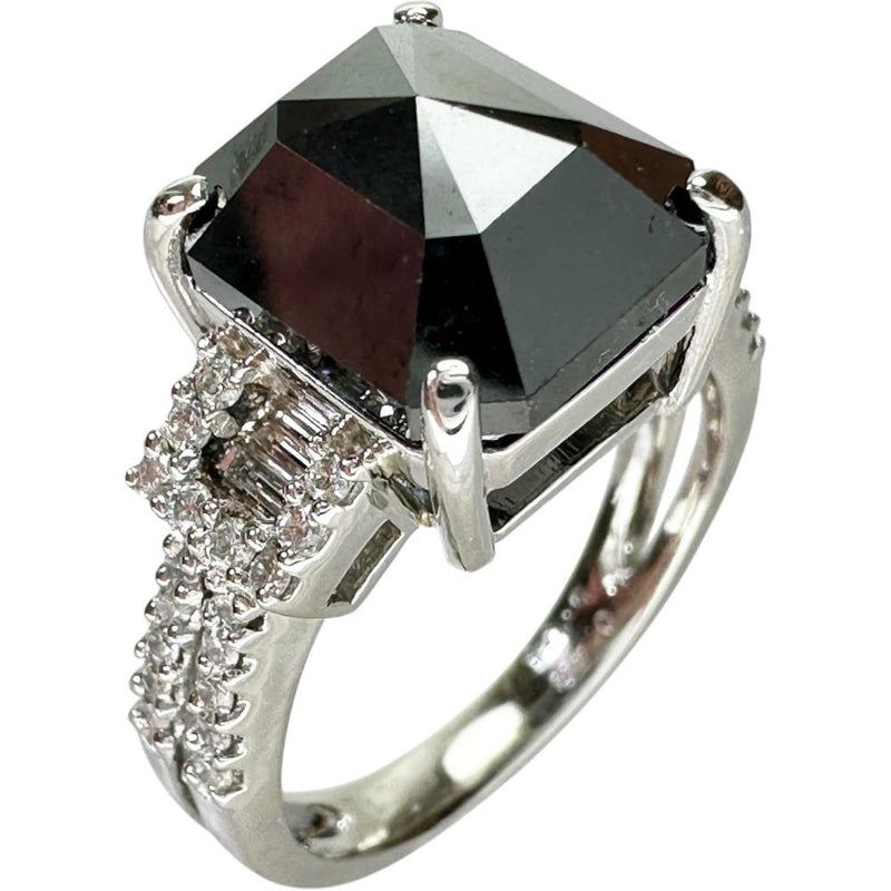 12号 ブラックダイヤモンド 5.28ct ダイヤモンド 0.48ct リング・指輪 Pt900プラチナ 8.4g レディース
【中古】【真子質店】【NN】




【YYx】