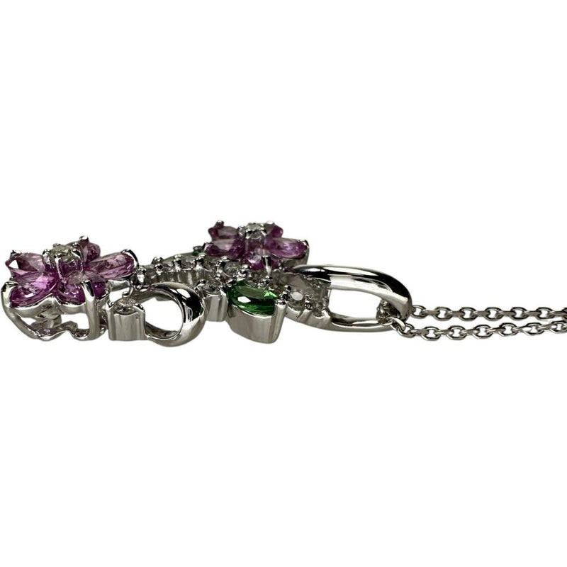 ピンクサファイア 1.40ct グリーンガーネット 0.16ct ダイヤモンド 0.21ct ネックレス K18WGホワイトゴールド 18金 6.1g 45cm レディース
【中古】【真子質店】【NN】




【KKx】