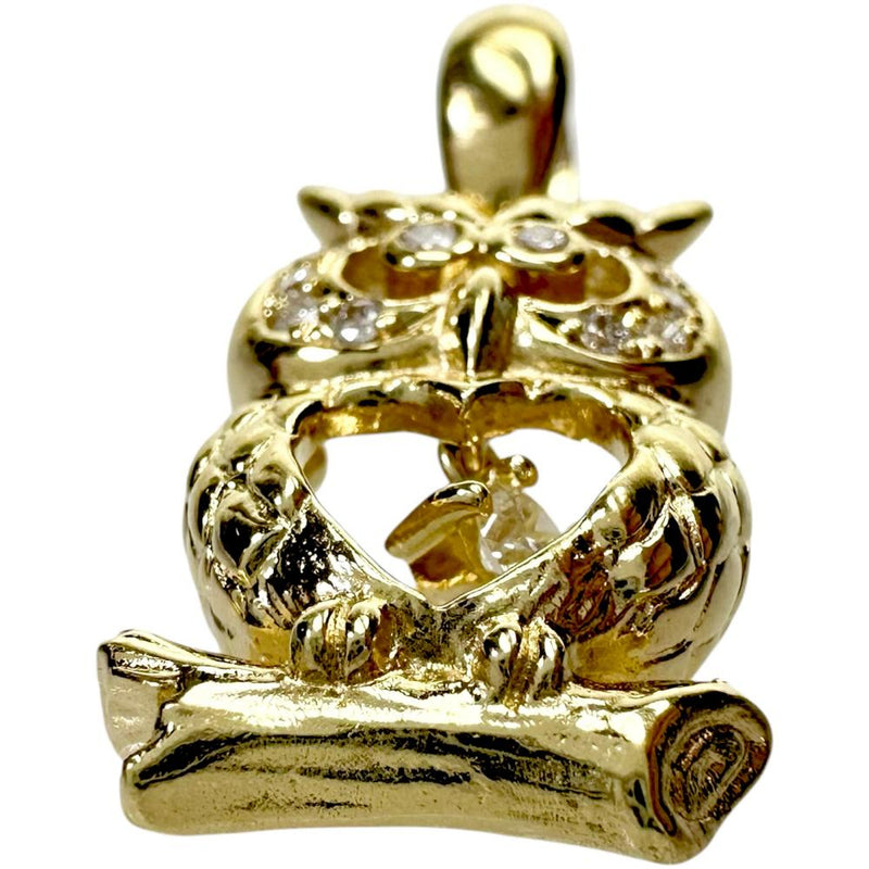 フクロウモチーフ ダイヤモンド 0.15ct ペンダントトップ K18ゴールド 18金 4.6g レディース
【中古】【真子質店】【NN】




【MoMox】